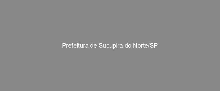 Provas Anteriores Prefeitura de Sucupira do Norte/SP